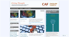 Desktop Screenshot of givingthought.org