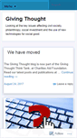 Mobile Screenshot of givingthought.org